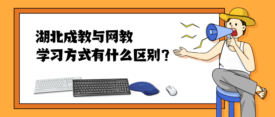 湖北成教与网教学习方式有什么区别?