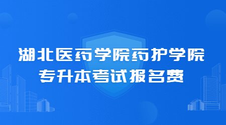 湖北医药学院药护学院专升本考试报名费