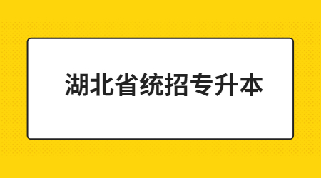 湖北省统招专升本