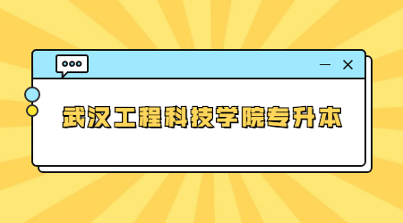 武汉工程科技学院专升本